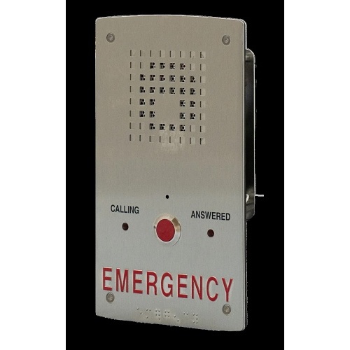 Honeywell Area of Refuge HON-AOR-CSE-NM Analog AOR Station with EMERGENCY Signage, no Mount