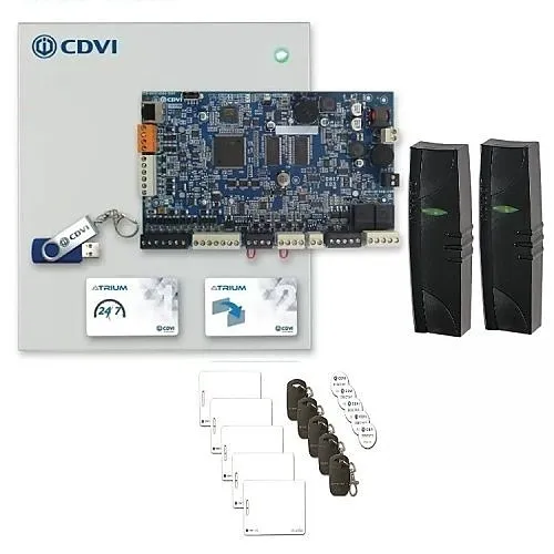 CDVI AK-DGLP A22K Control Panel Boards Kit with Wiegand Readers, Includes (2) DGLPFNWLC and (1) CARDKIT