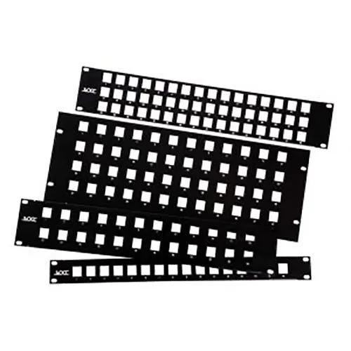 OCC AK48H Rack Mount Field Configurable Patch Panel, KMJ, 48-Port, High-Density 2RU