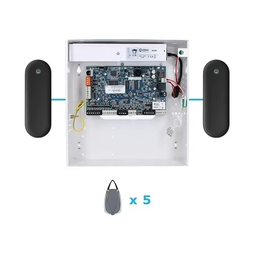 CDVI AKPROX High‑Security KRYPTO Access Control Kit with Controller, Dual‑Tech Readers, and Credentials