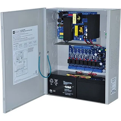 Altronix AL1024ULACM Access Power Controller with Power Supply Charger, Fused Relay Outputs, 24VDC at 10A, BC400 Enclosure