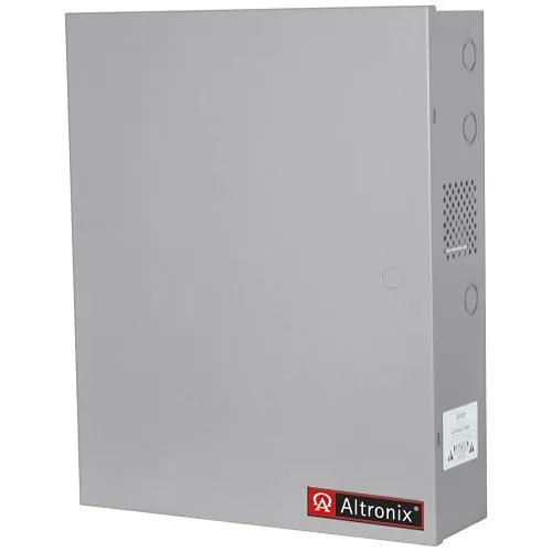 Altronix AL1024ULACMJ Access Power Controller with Power Supply Charger, Fused Relay Outputs, 24VDC at 10A, FAI, 115VAC, BC600G Enclosure