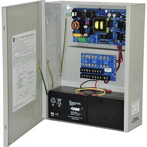 Altronix AL1024ULXPD8 Power Supply Charger, Fused Outputs, 24VDC at 10A, BC400 Enclosure