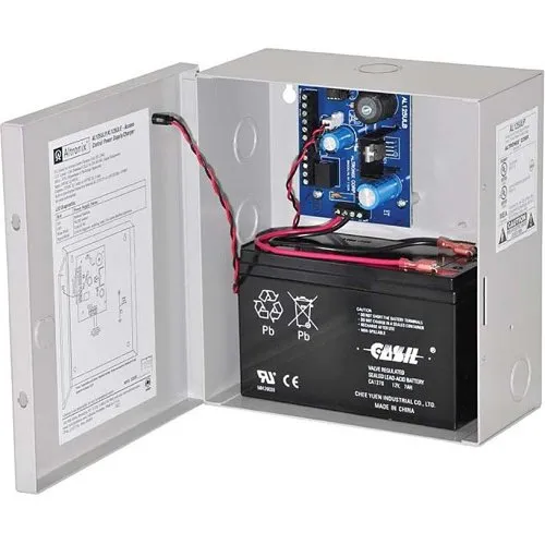 Altronix AL125ULE Access Control Power Supply Charger, PTC Class Outputs, 12/24VDC at 1A, 24VAC, BC100 Enclosure