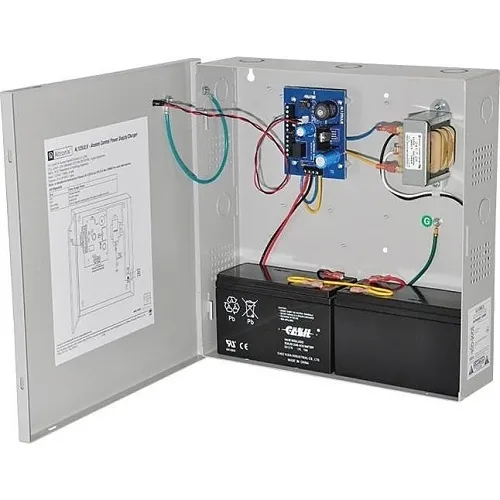 Altronix AL125X220 Power Supply, 12/24V DC at 1A with Fire Alarm Control Panel, 220V ACInput