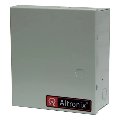 Altronix AL175UL Access Control Power Supply Charger, PTC Class Outputs, 12/24VDC at 1.75A, BC100 Enclosure