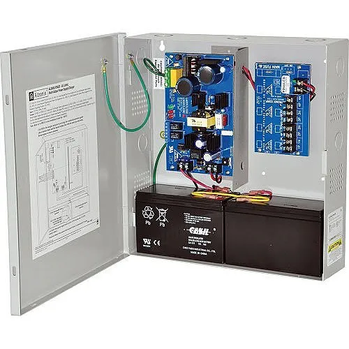 Altronix AL300PD4CB220 Access Power Supply Charger, PTC Outputs, 12/24VDC at 2.5A, 220V AC, BC300 Enclosure
