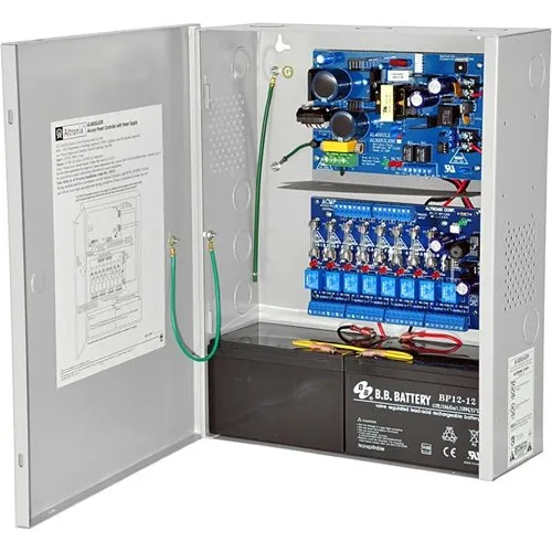 Altronix AL400ACM220 Access Power Controller with Power Supply Charger, Fused Relay Outputs, 12/24VDC at 4A, FAI, 220VAC, BC400 Enclosure