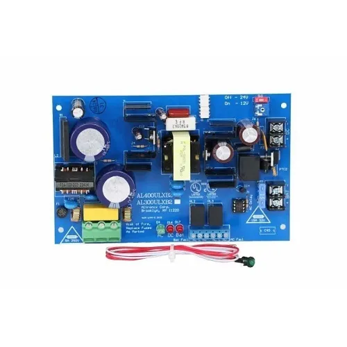 Altronix AL400RLB Power Supply / Charger with LED Cable Assembly, 12 or 24VDC at 4A, Board