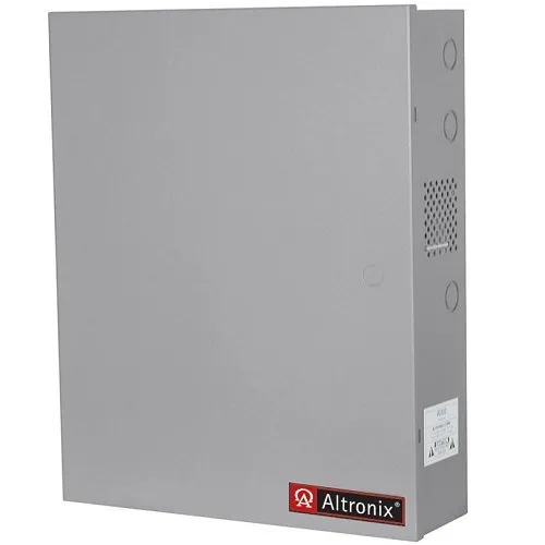 Altronix AL400ULACMCBJ Access Power Controller with Power Supply Charger, PTC Class Relay Outputs, 12/24VDC at 4A, FAI, 115VAC, BC600G Enclosure