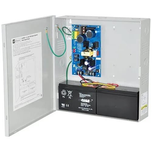 Altronix AL400ULXPD8CB Power Supply Charger, Fused Outputs, 12/24VDC at 4A, 115VAC, Enclosure, Grey