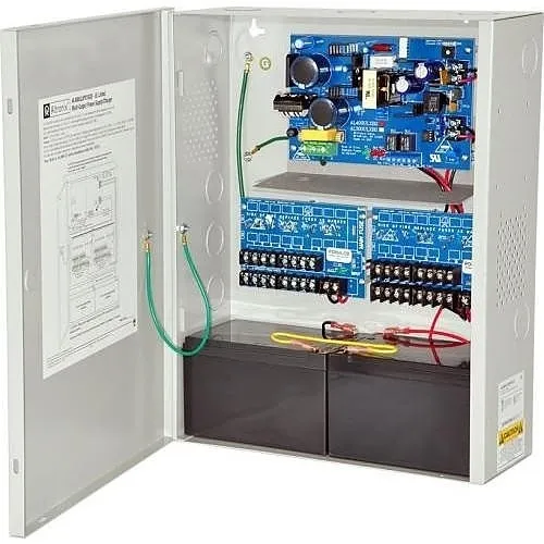 Altronix AL400XPD16CB220 Power Supply Charger, 16 PTC Class 2 Outputs, 12/24VDC 4A, 220VAC, BC400 Enclosure