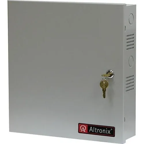 Altronix AL600PD4220 Power Supply Charger with BC300 Enclosure, 4-Fused Outputs, 12/24VDC at 6A, 220VAC