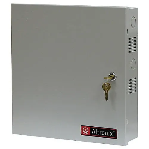 Altronix AL600PD4CB220 Power Supply Charger, 4-PTC Class, 2-Outputs, 12/24V DC at 6A, 220V AC