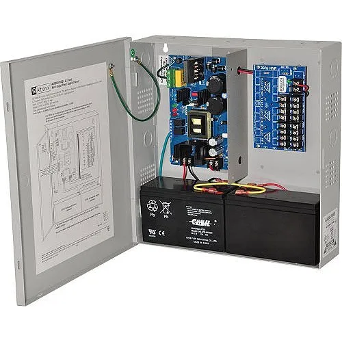Altronix AL600PD8CB220 Access Power Supply Charger, PTC Class Outputs, 12/24VDC at 6A, 220VAC, BC300 Enclosure
