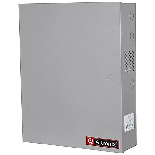 Altronix AL600ULACMJ Access Power Controller with Power Supply Charger, Fused Relay Outputs, 12/24VDC at 6A, FAI, 115VAC, BC600G Enclosure