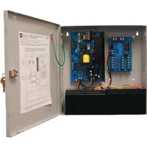 Altronix AL600ULM Access Power Distribution Module with Power Supply Charger, PTC Class Outputs, 12/24VDC at 6A, BC300 Enclosure