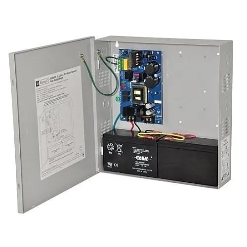Altronix AL600ULXPD8CB AL600ULX Series Power Supply Charger in Large Enclosure, PD8ULCB, Outputs, 12VDC or 24VDC Selectable Output