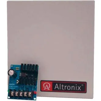 Altronix AL624E Linear Power Supply Charger, Single Class Output, 6/12/24VDC at 1.2A, 16 to 24VAC, BC100, Enclosure