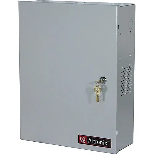 Altronix ALTV1224CCB CCTV Power Supply, 16 PTC Outputs, at 12VDC/24VAC at 7A, 115VAC, BC400 Enclosure