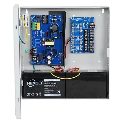 Altronix ALTV1224DC CCTV Power Supply, Fused Outputs, 12/24VDC at 4A, BC300 Enclosure