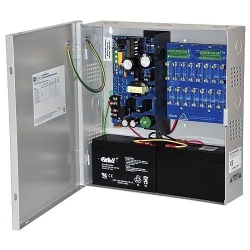 Altronix ALTV1224DC2220 CCTV Power Supply, 16 Fused Outputs, 12/24VDC at 6A, 220VAC, BC300 Enclosure