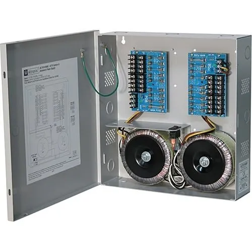 Altronix ALTV2416600 CCTV Power Supply, 16 Fused Outputs, 24/28VAC at 28A, 115VAC, BC300 Enclosure