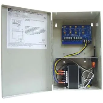 Altronix ALTV244175UL CCTV Power Supply, Fused Outputs, 24/28VAC at 7A, 115VAC, BC200 Enclosure