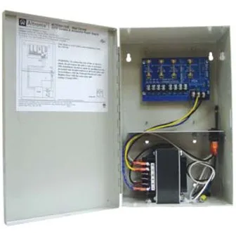 Altronix ALTV244175UL3 CCTV Power Supply, Fused Outputs, 24/28VAC at 7A, 115VAC, BC200 Enclosure, Includes 3-Wire Line Cord