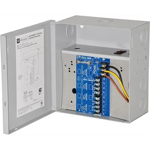 Altronix ALTV244300CB CCTV Power Supply, PTC Outputs, 24/28VAC at 12.5A, 115VAC, BC100M Enclosure