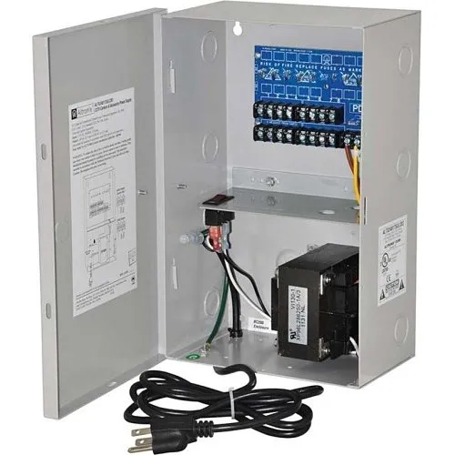 Altronix ALTV248175ULCB3 CCTV Power Supply, PTC Class Outputs, 24/28VAC at 7A, 115VAC, BC200 Enclosure, Includes 3-Wire Line Cord