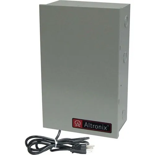 Altronix ALTV248300UL3 CCTV Power Supply, Fused Outputs, 24/28VAC at 12.5A, 115VAC, BC200 Enclosure, Includes 3-Wire Line Cord