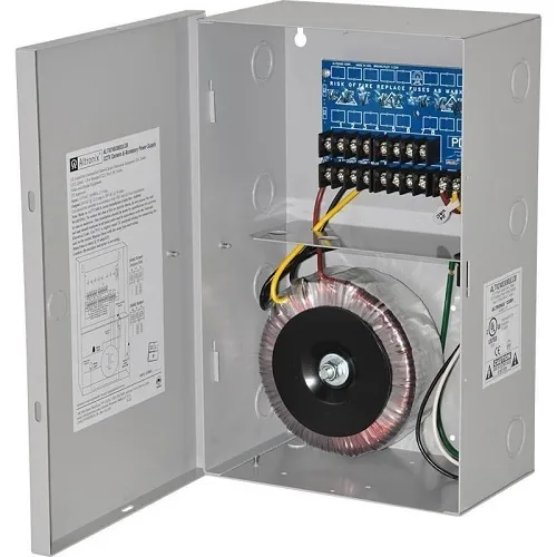 Altronix ALTV248300ULCB 24V or 28VAC 8-Output Power Supply, Wall Mount, UL Listed