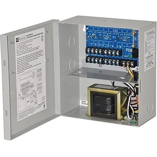 Altronix ALTV248ULCB CCTV Power Supply, PTC Class Outputs, 24/28VAC at 3.5A, 115VAC, BC100 Enclosure