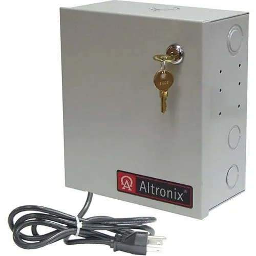 Altronix ALTV248ULCBMI3 CCTV Power Supply, Isolated PTC Class Outputs, 24VAC at 12.5A, 115VAC, BC100M Enclosure, Includes 3-Wire Line Cord