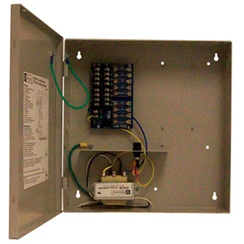 Altronix ALTV248ULX CCTV Power Supply with Fused Outputs, 24-28VAC at 4A, 115VAC, BC100 Enclosure
