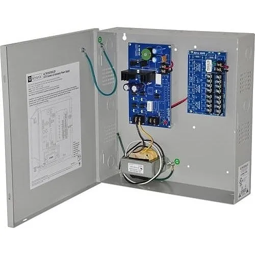Altronix ALTV615DC8CB220 CCTV Power Supply, 8 PTC Class 2 Outputs, 6-15VDC at 4A, 220VAC, BC300 Enclosure