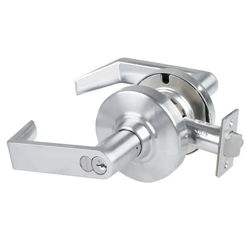 Schlage ALX80R RHO 626 Grade 2 Storeroom Cylindrical Lock, Non-handed, Satin Chrome Finish