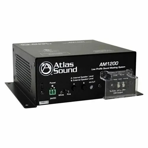 AtlasIED AM1200 Self-Contained Sound Masking System, UL2043 with Built in Speakers