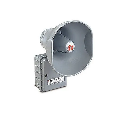 Federal Signal AM302GCX AudioMaster Public Address Hazardous Location Speaker, 30W, Gray