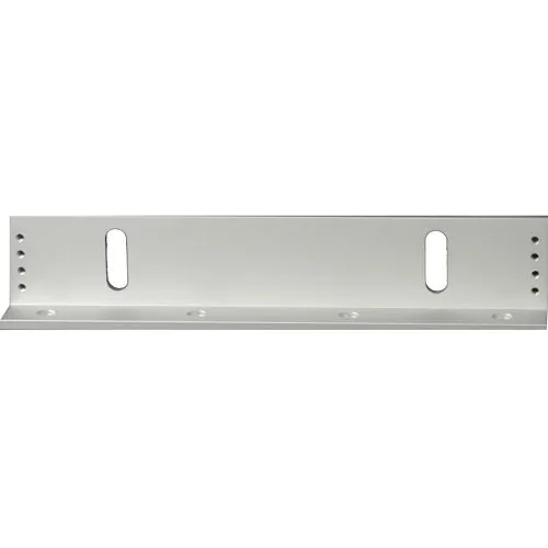 Alarm Controls AM3320 1/4" Fixed Single Bracket for 600 Series, 9-7/8" 1" 1-1/2", Clear Anodized