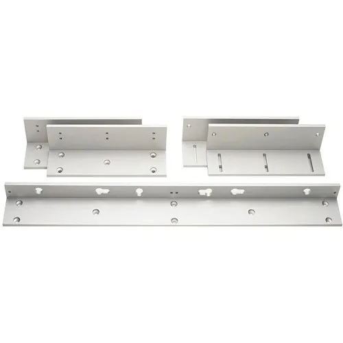 Alarm Controls AM3370CDURO Z Bracket with Integrated Dress Cover for 600 Series Single Magnetic Locks, 10" x 3.5", Duranodic Finish