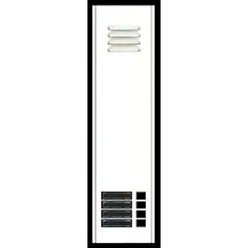 Alpha AM492/04 4-Button Speaker Module, Aluminum