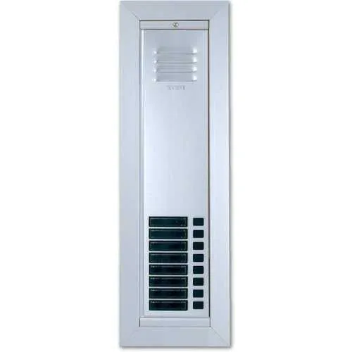 TekTone AM492/04P Vandal Resistant Apartment Entrance Panel with Speaker, Buttons, Name Holders and Postal Release