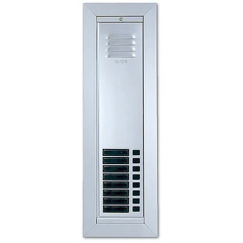 TekTone AM492/08 Vandal Resistant Apartment Entrance Panel with Speaker, Buttons and Name Holders