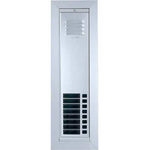 TekTone AM492/12 Vandal Resistant Apartment Entrance Panel with Speaker, 12 Buttons and Name Holders