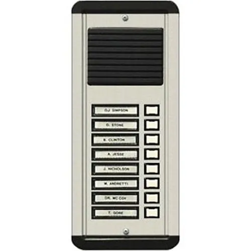 Alpha AM612/08 8-Button Latching Switch Panel, Aluminum