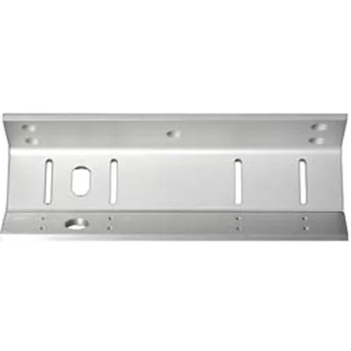 Alarm Controls AM6325 1/4" Adjustable Single Bracket for 1200 Series Single Magnetic Lock, 10-1/2" 2-5/16" 2-5/16", Clear Anodized