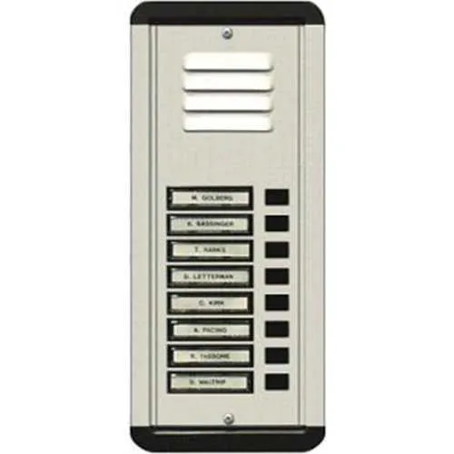 Alpha AM64208S Vandal-Resistance Entrance Panel, Anodized Aluminum