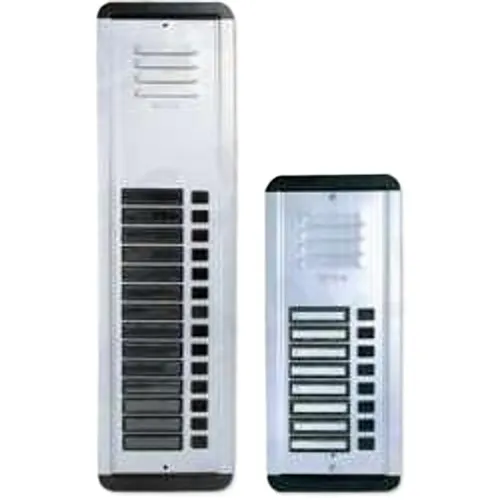 TekTone AM642/16S AM642 Series Vandal-Resistant Entrance Panel with 16 Push-Buttons, Surface Mount, Aluminum